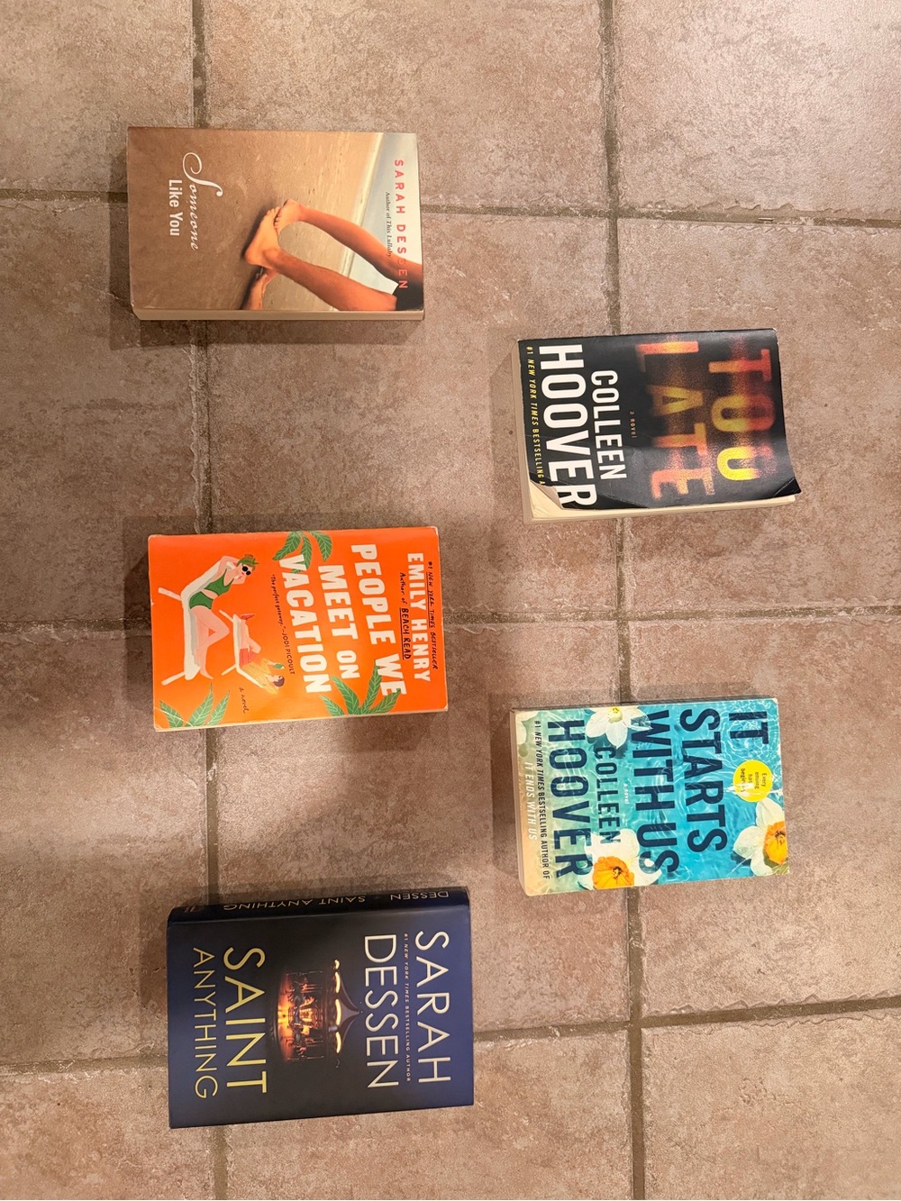 Assorted Paperback Romance & Contemporary Fiction Book Lot - Bright Covers
